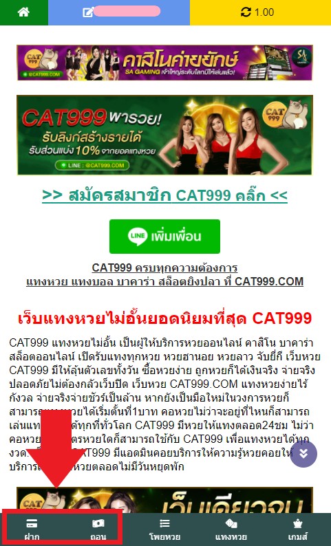แทงหวย999